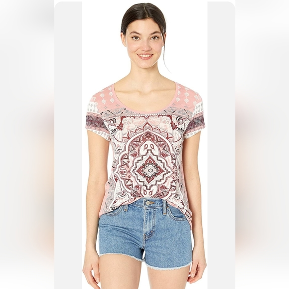 LUCKY BRAND Persian Carpet Graphic Tee - Picture 6 of 7